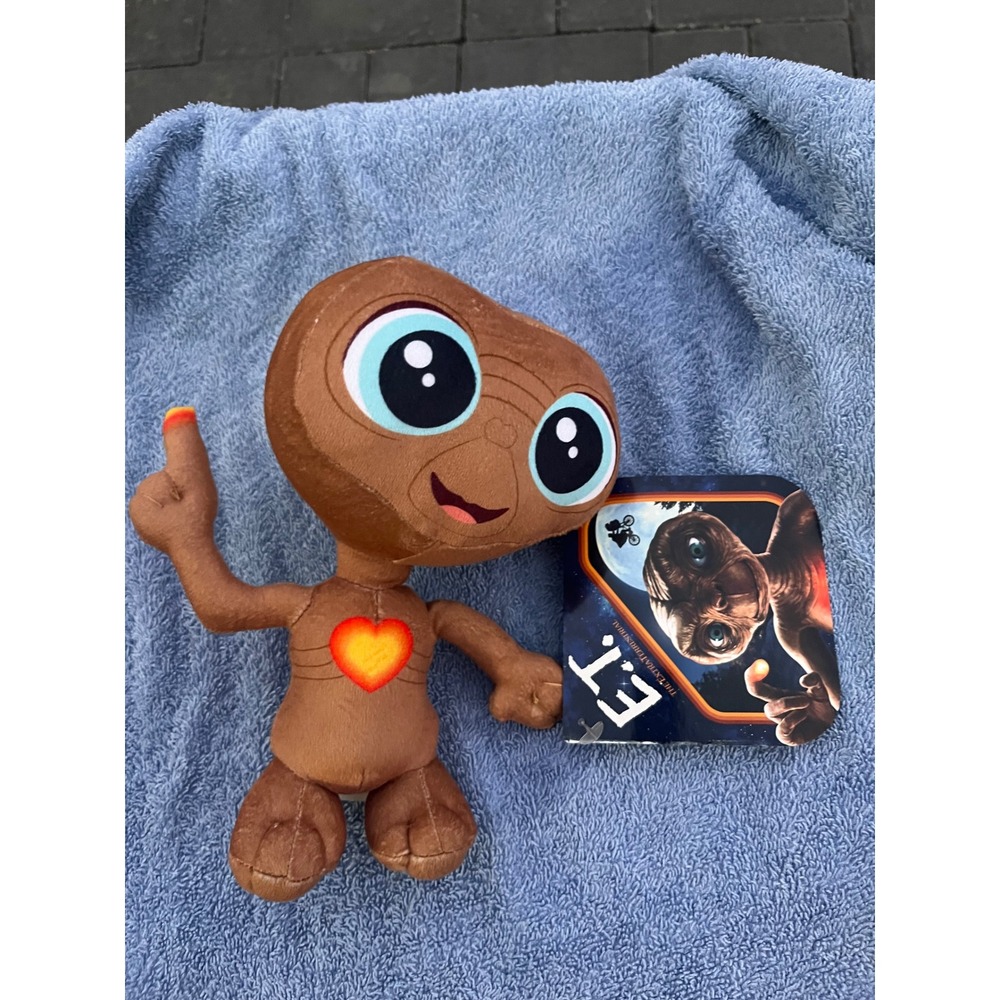 ET The Extra-Terrestrial Plush Toy Factory Brown Alien Stuffed Animal NWT